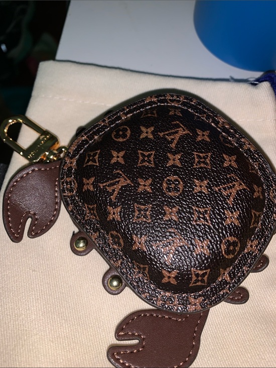 Monogram bag charm Accessories - monogram Crab bag/purse charm keychain Pouch